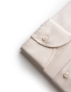 Sartorial Shirt Lättviktsbomull Ljusbeige