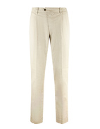 New York 1-Pleat Chinos Ljusbeige