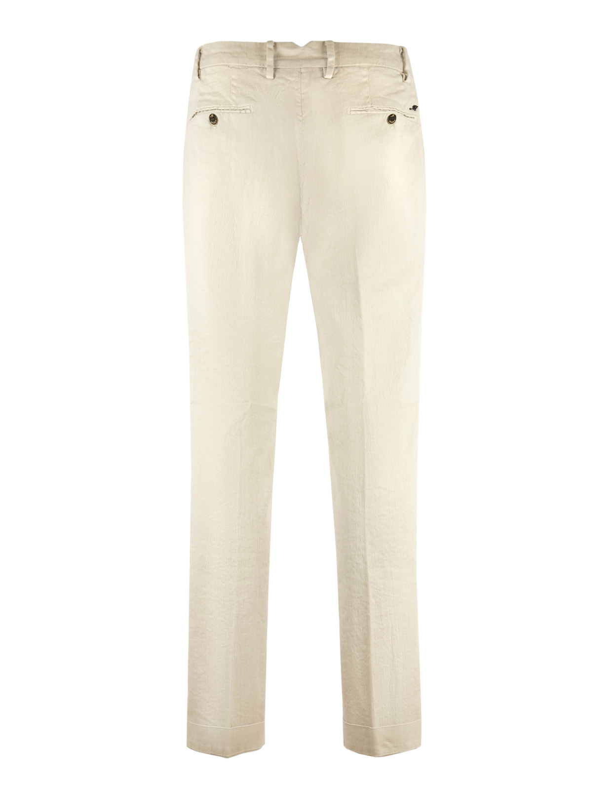 New York 1-Pleat Chinos Ljusbeige