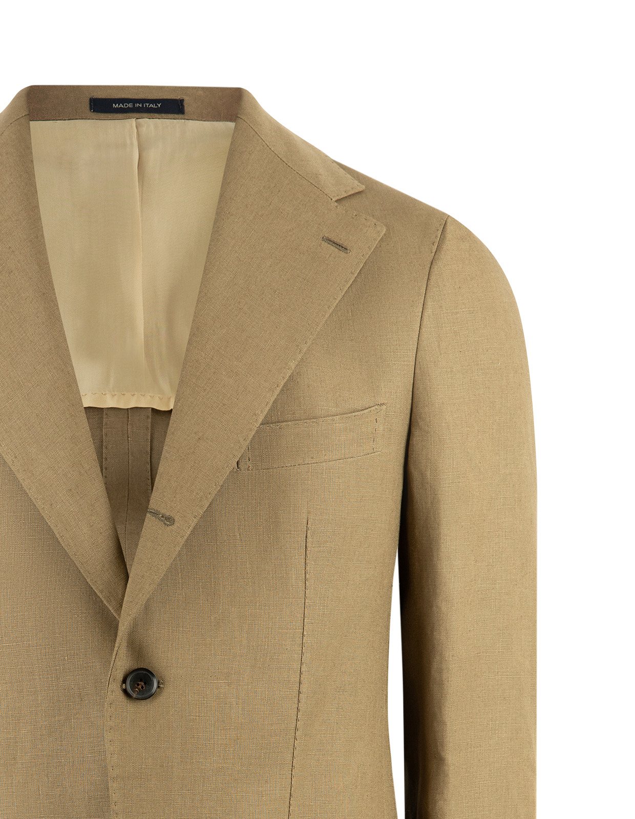 Sartorial Jacket Linne Mörkbeige