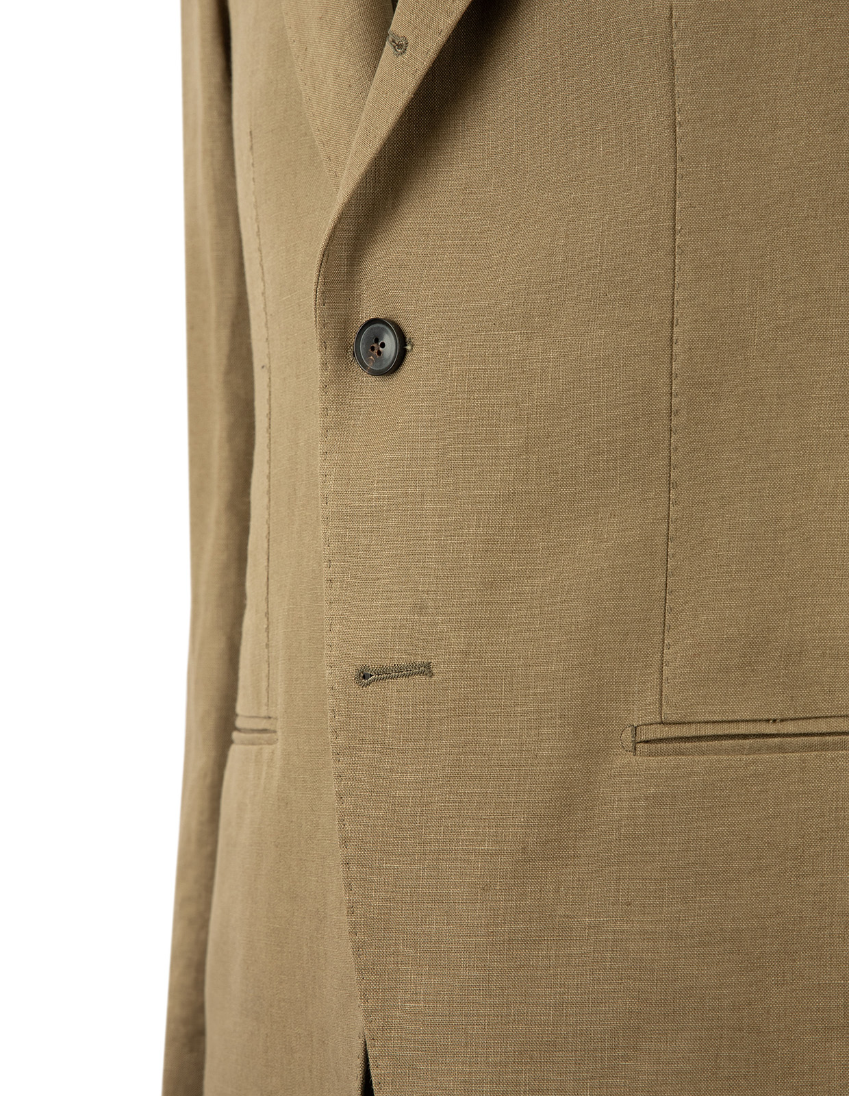 Sartorial Jacket Linne Mörkbeige