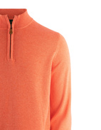 Selhurst Half Zip Bomull/Cashmere Korallröd 52