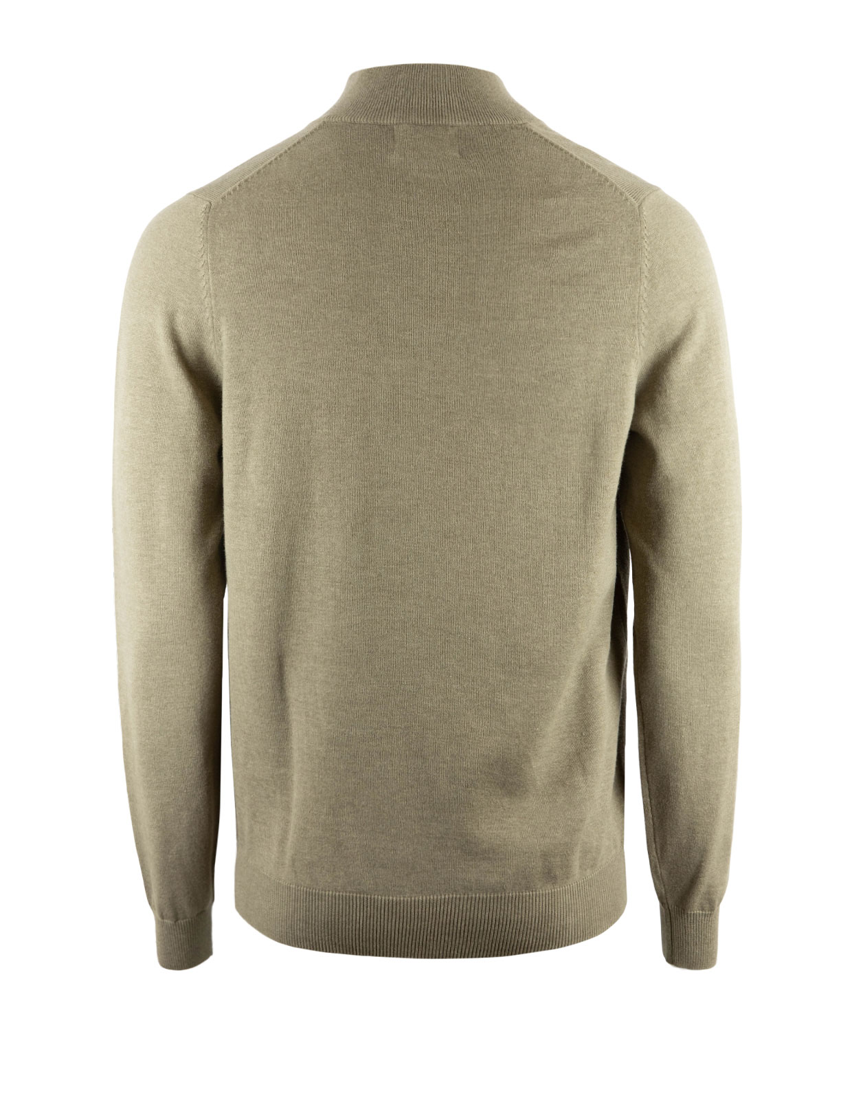 Selhurst Half Zip Bomull/Cashmere Olivgrön