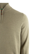 Selhurst Half Zip Bomull/Cashmere Olivgrön 52