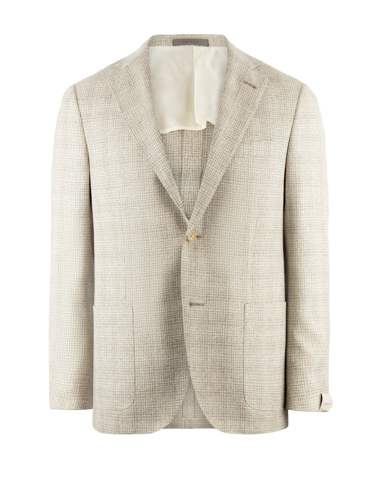 Drop7 Kavaj Mouline Ull Siden Ljusbeige