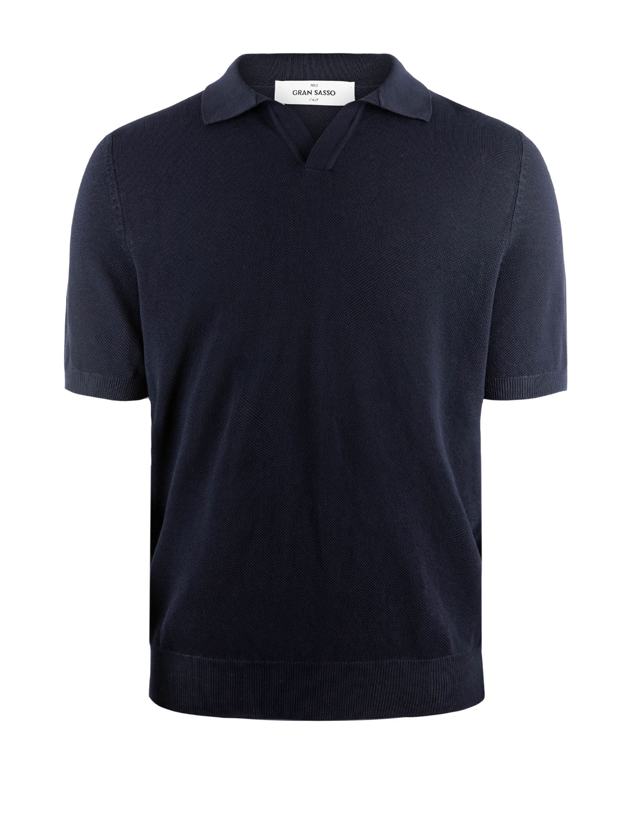 Open Polo Bomullspiké Navy