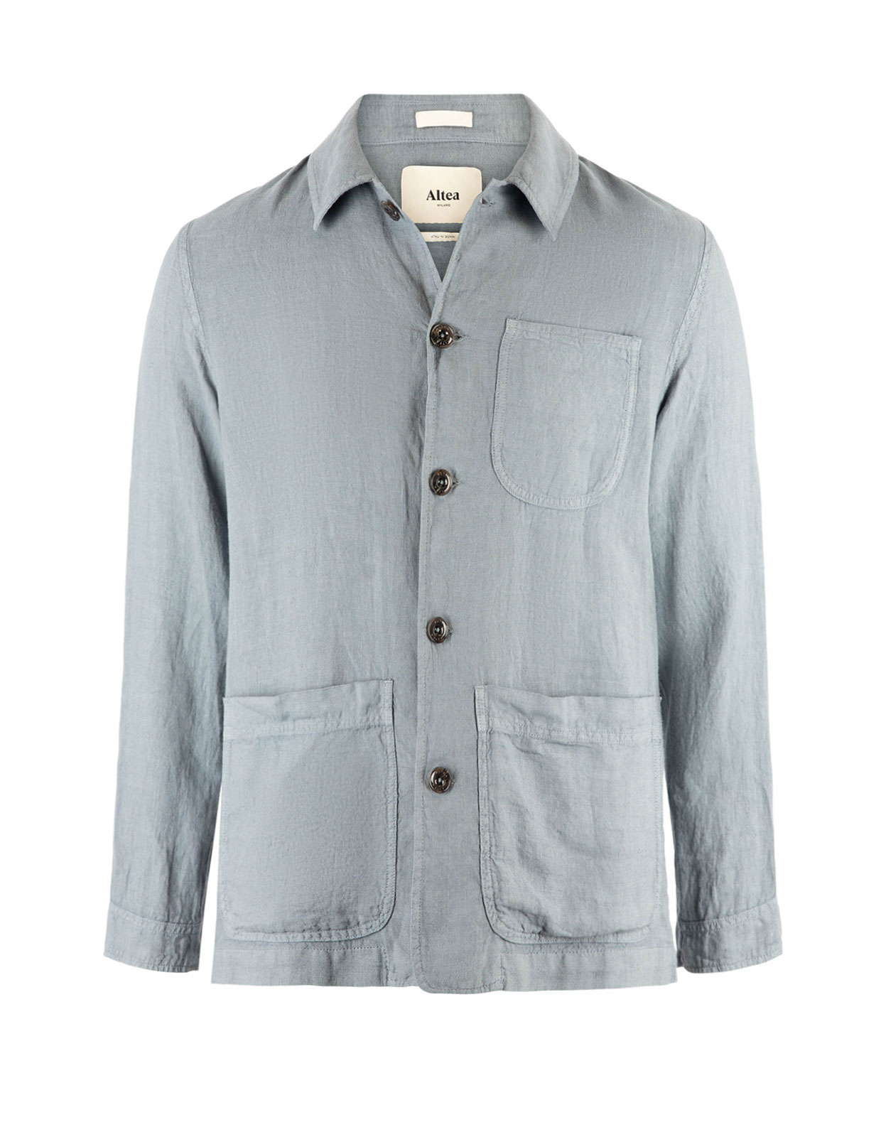 Constantin Overshirt Linne Blå