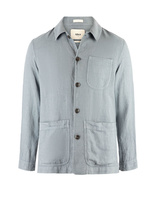 Constantin Overshirt Linne Blå