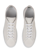 Racquet Unlined Leather Sneaker White Stl 43