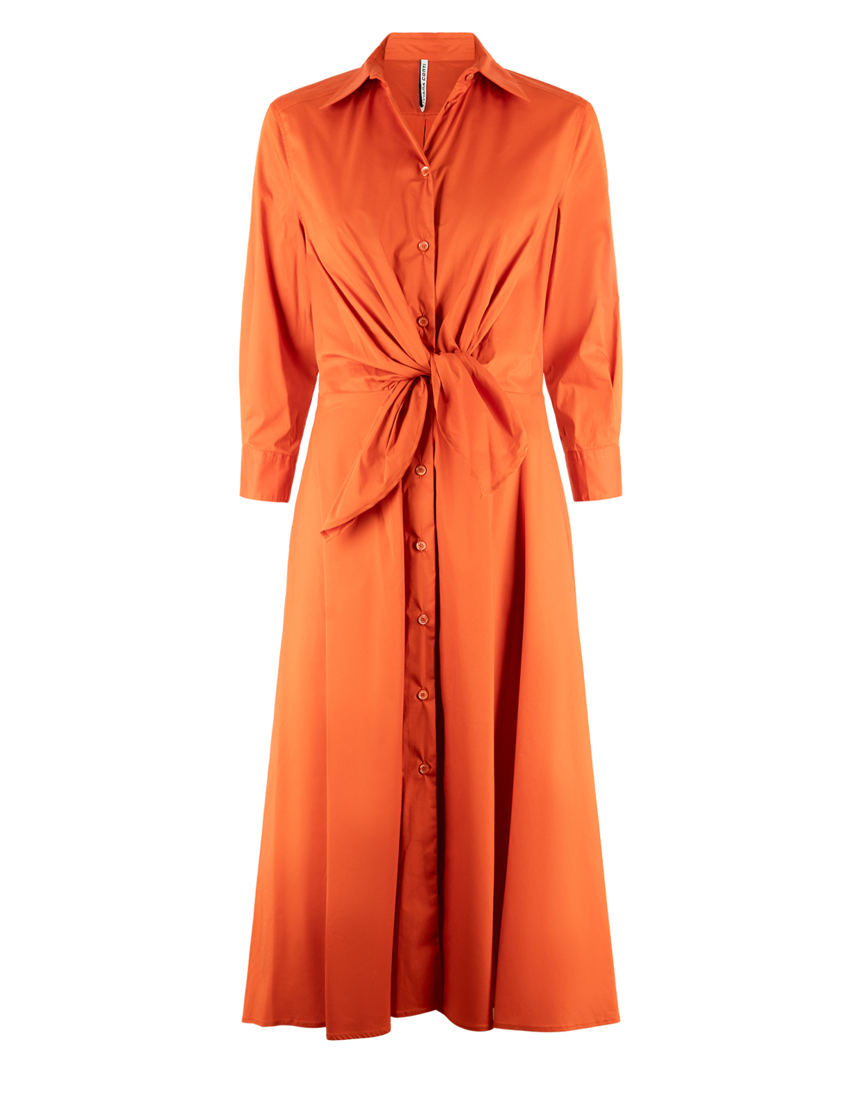 Skjortklänning Orange