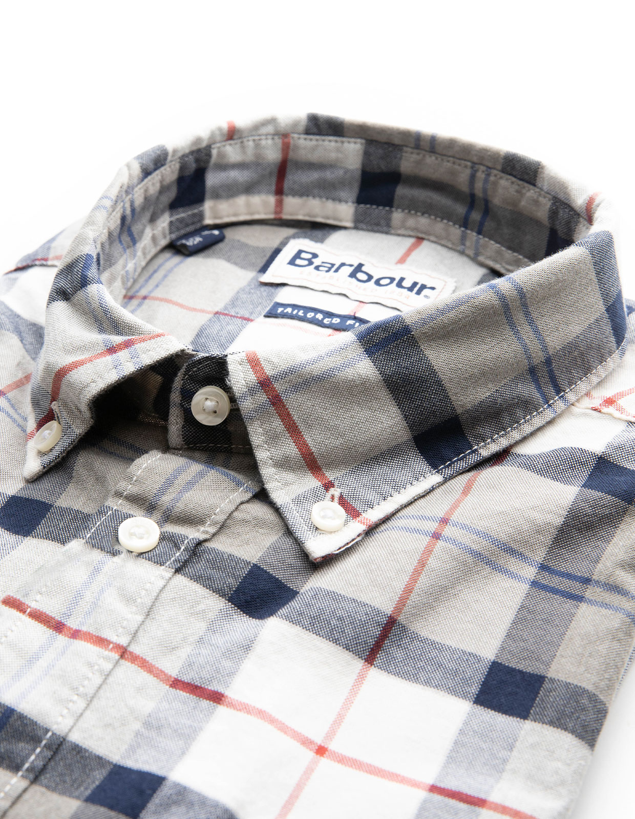 Lewis Tailored Shirt Tartan Grön