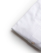 Casual Fit Skjorta Helskuren Krage Oxford Bomull Vit