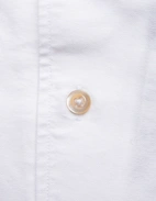 Casual Fit Skjorta Helskuren Krage Oxford Bomull Vit