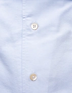 Casual Fit Skjorta Helskuren Krage Oxford Bomull Ljusblå 39