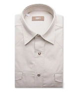 Westernskjorta Bomull Ljusbeige S