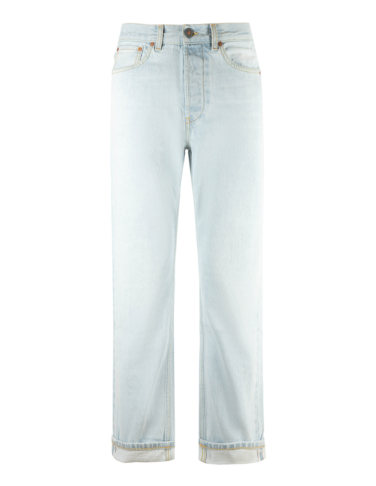 Rodolfo Jeans Selvedge Tvättad Ljusblå