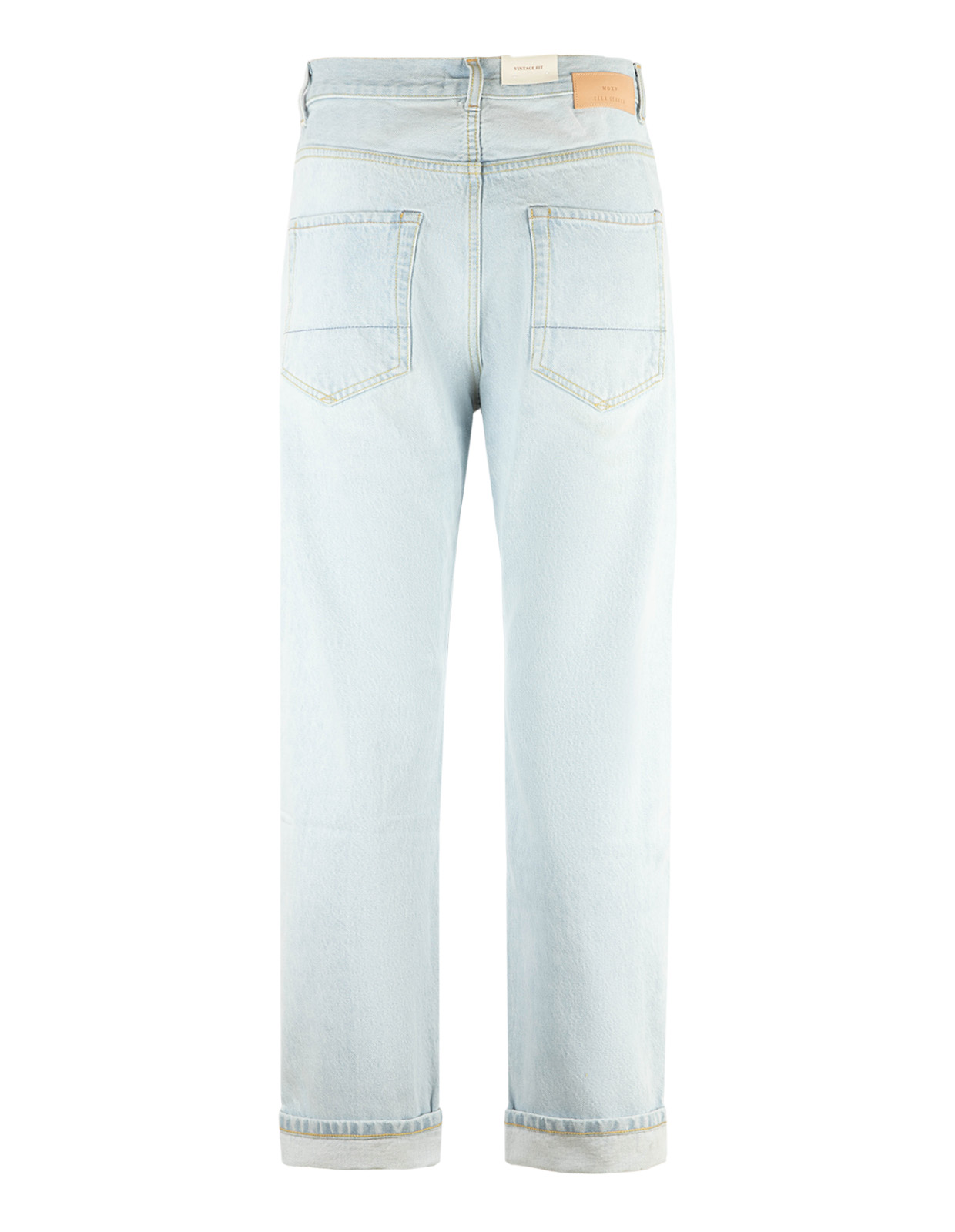 Rodolfo Jeans Selvedge Tvättad Ljusblå