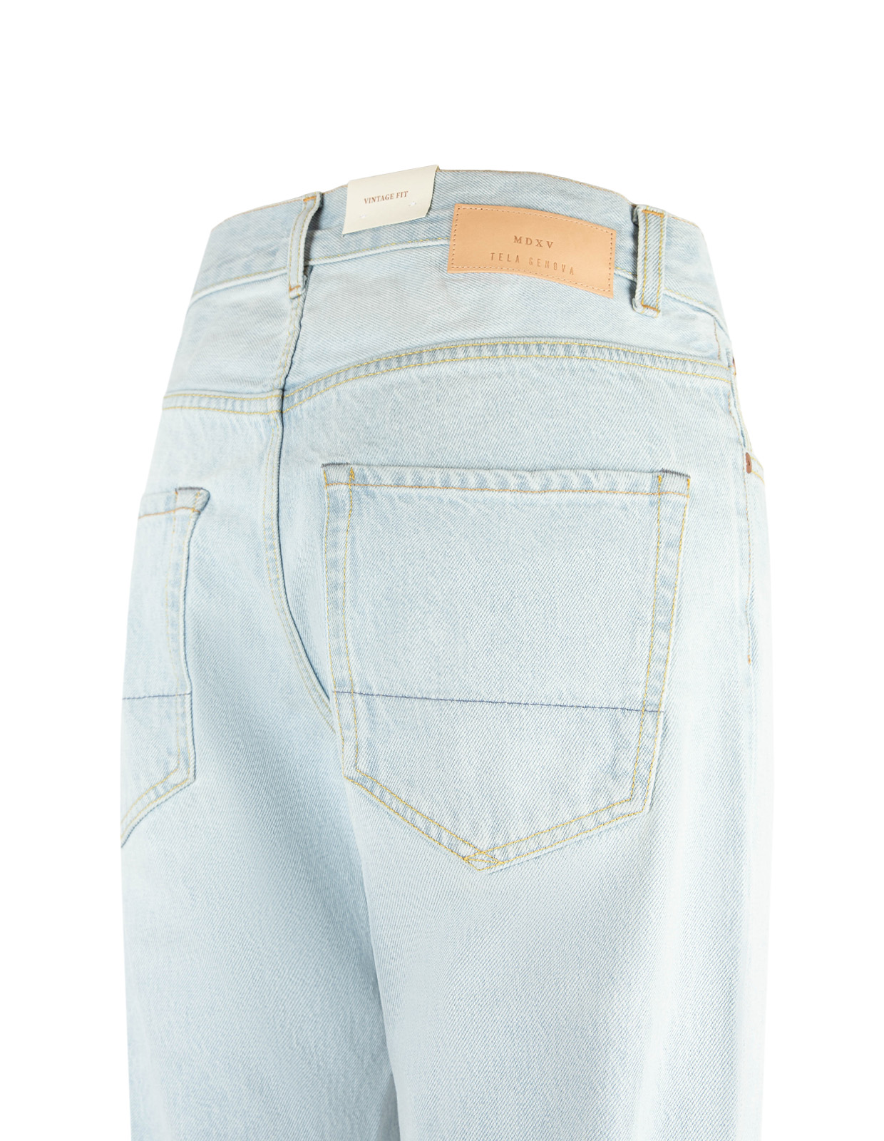 Rodolfo Jeans Selvedge Tvättad Ljusblå