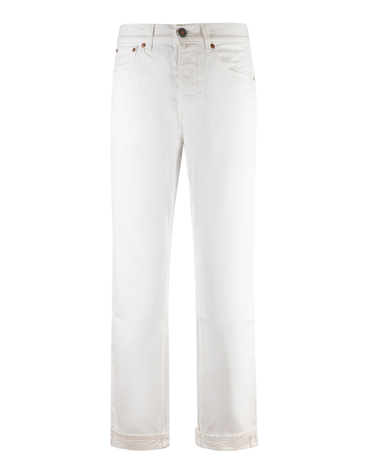 Rodolfo Jeans Selvedge Tvättad Benvit