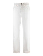Rodolfo Jeans Selvedge Tvättad Benvit