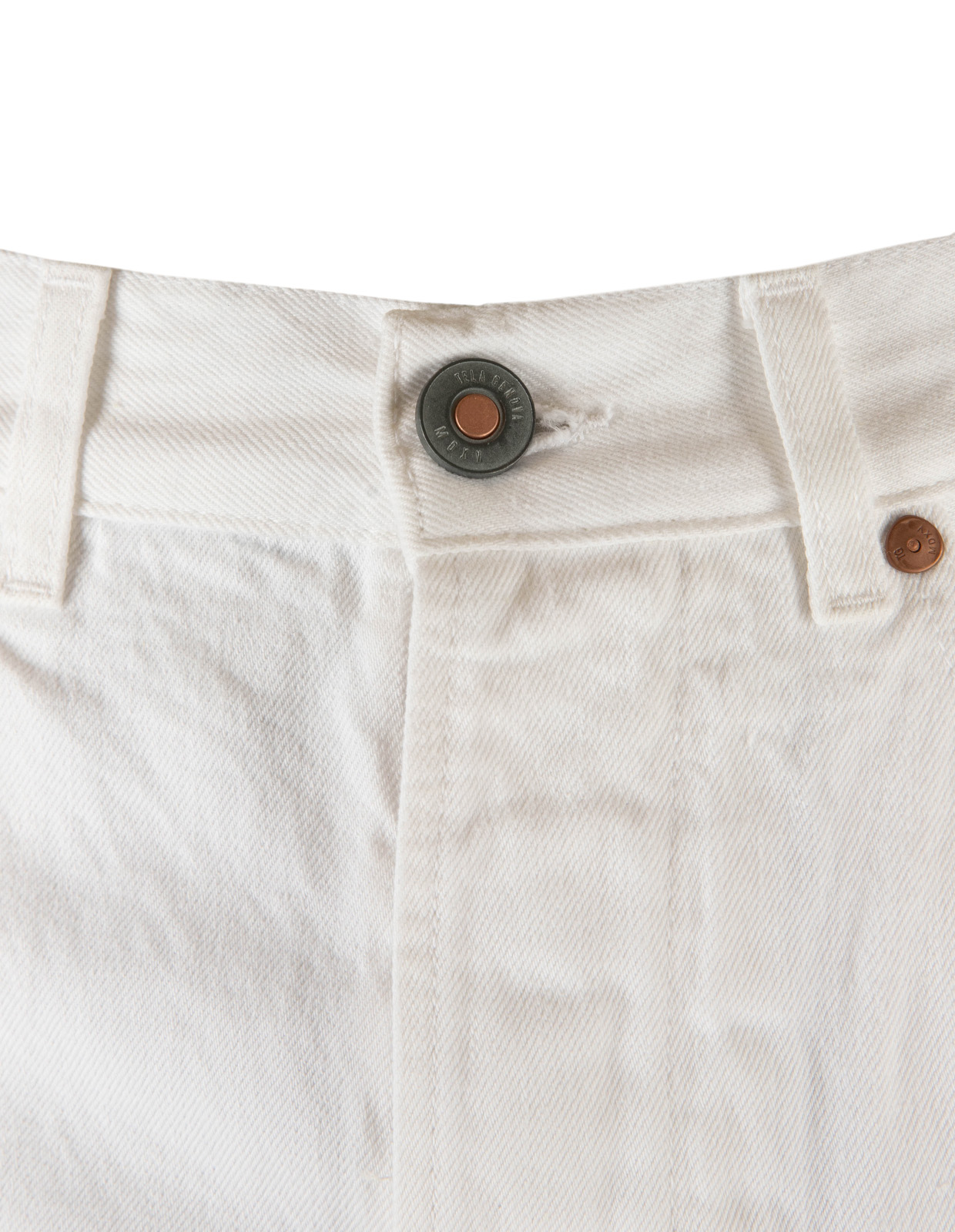 Rodolfo Jeans Selvedge Tvättad Benvit