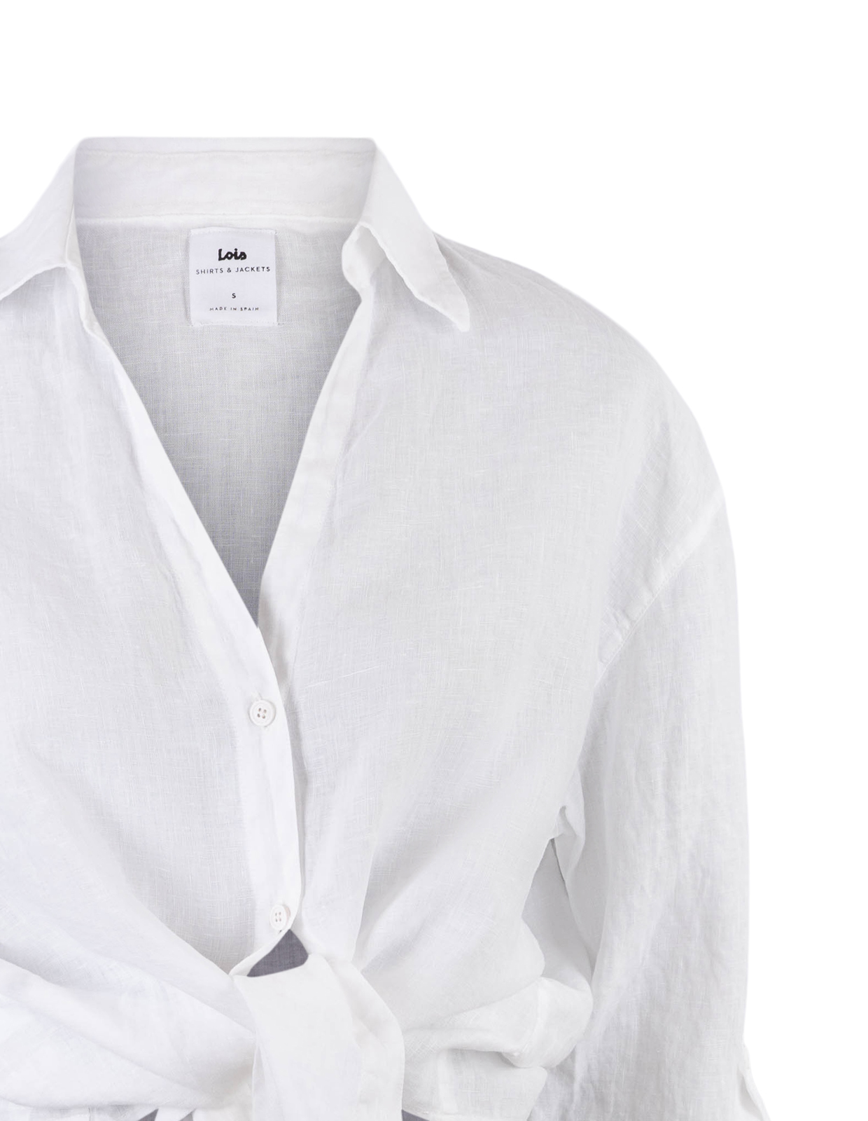 Pia Skjorta Linne Vit