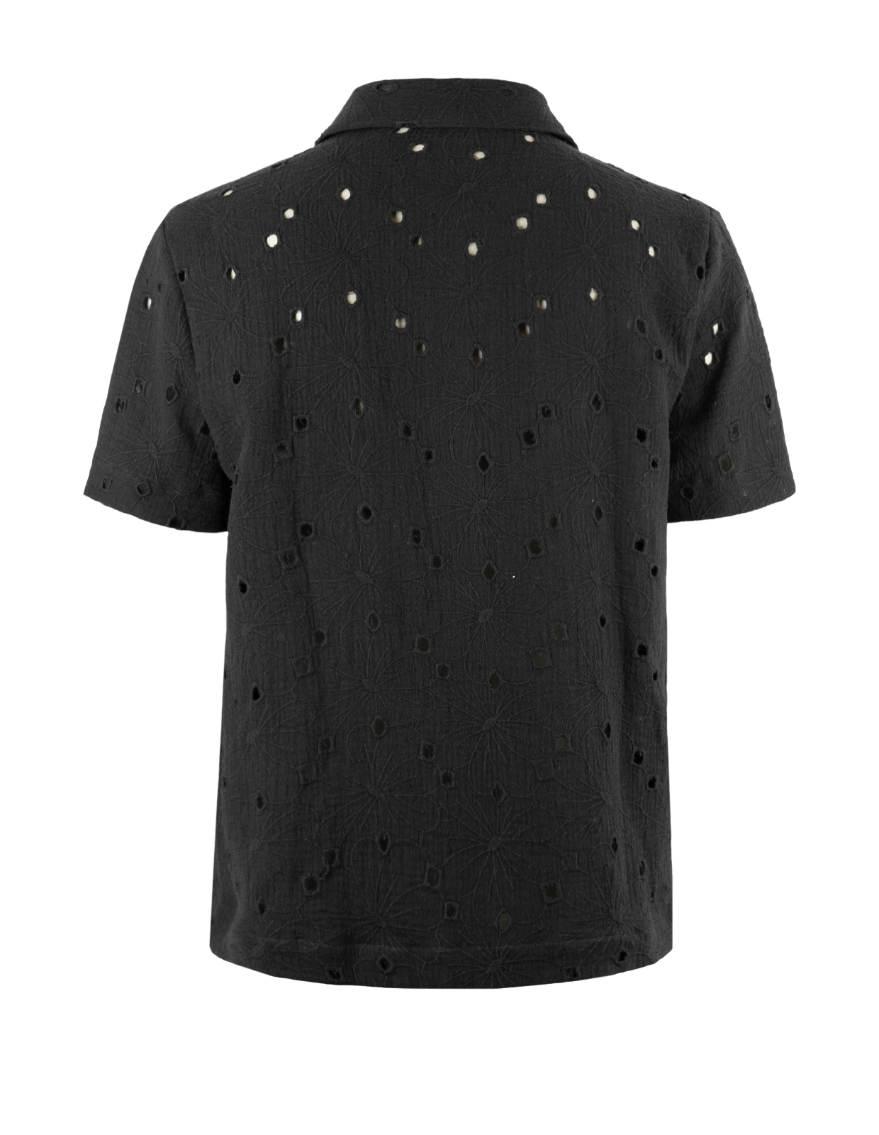 Maria Blus Broderie Anglaise Svart