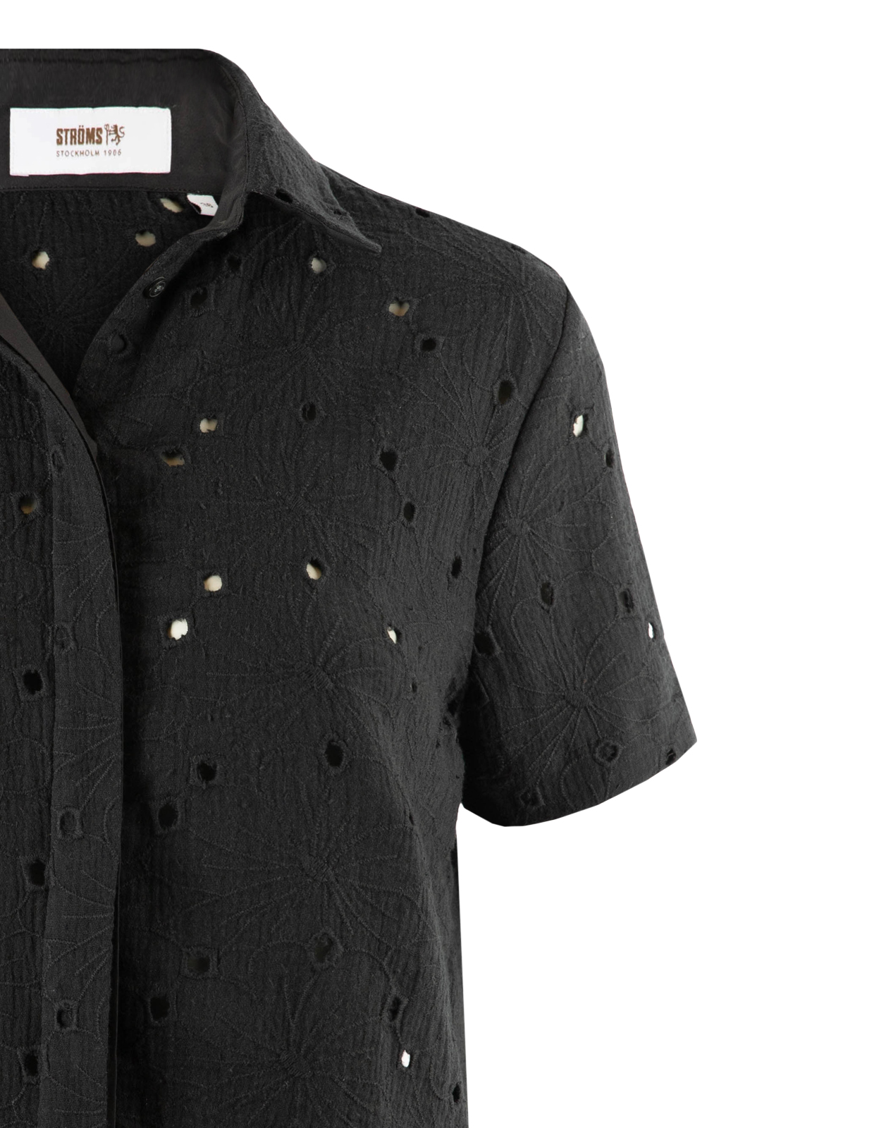 Maria Blus Broderie Anglaise Svart