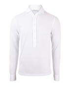Popover Polo Jersey Shirt White Stl 56