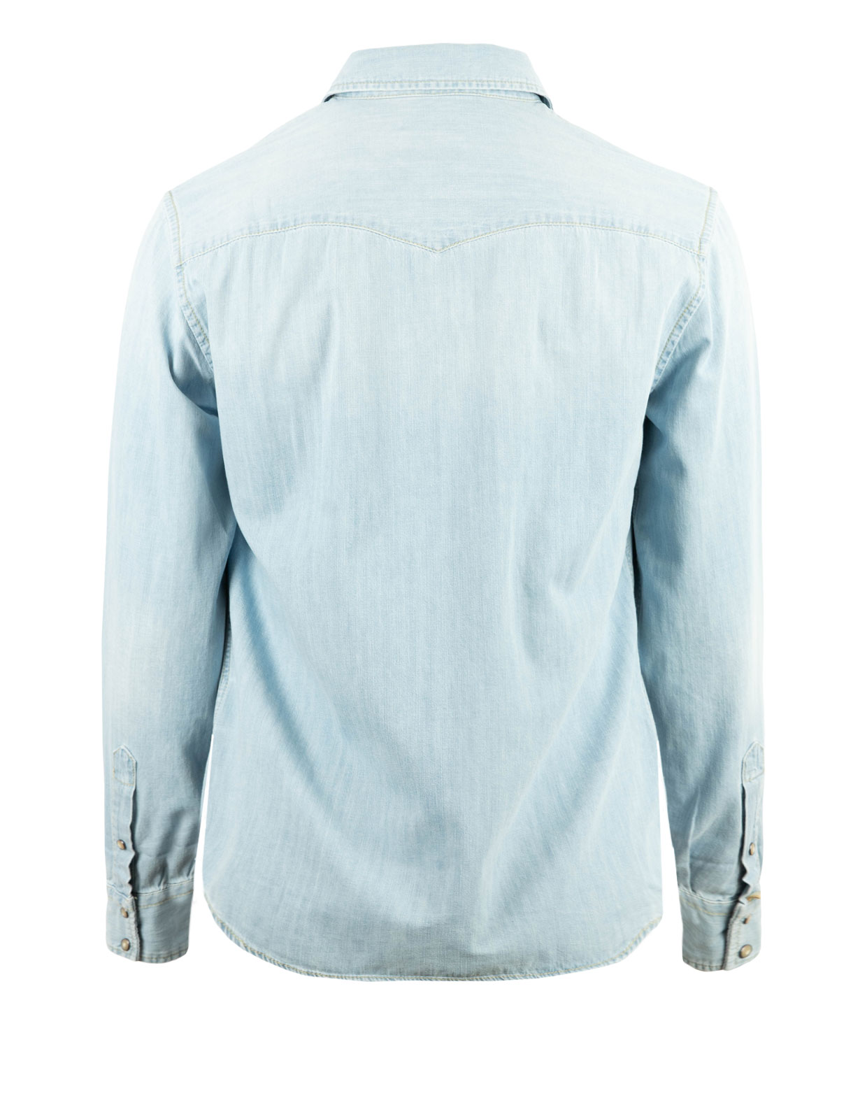 Skjorta Western Denim Ljusblå