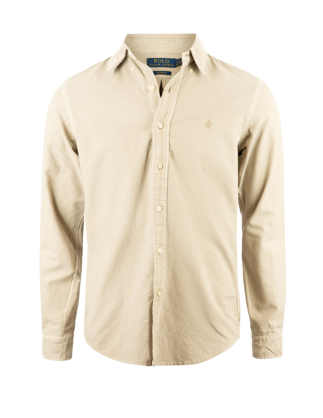 Custom Fit Oxfordskjorta Olivgrön