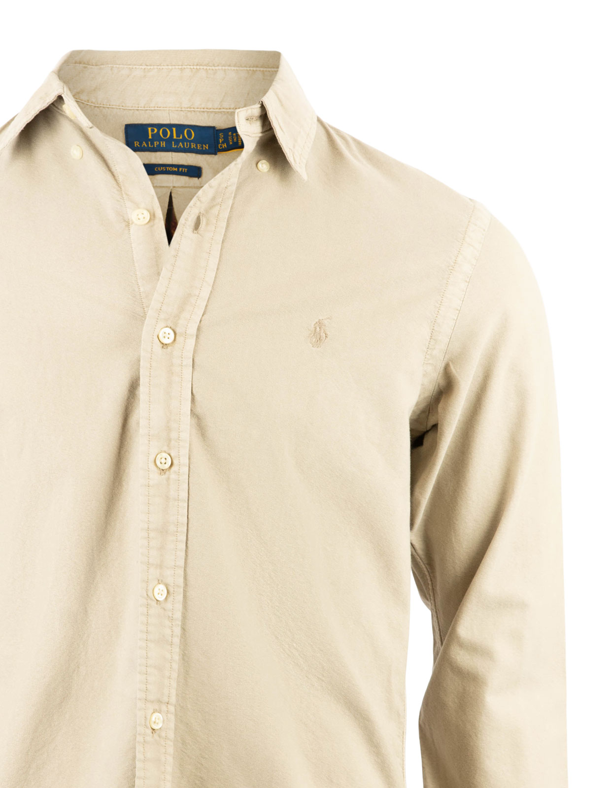Custom Fit Oxfordskjorta Olivgrön