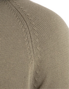 Sartorial Open Polo Twisted Cotton Mossgrön S