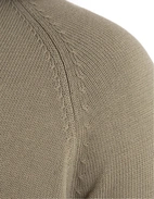 Sartorial Open Polo Twisted Cotton Mossgrön M