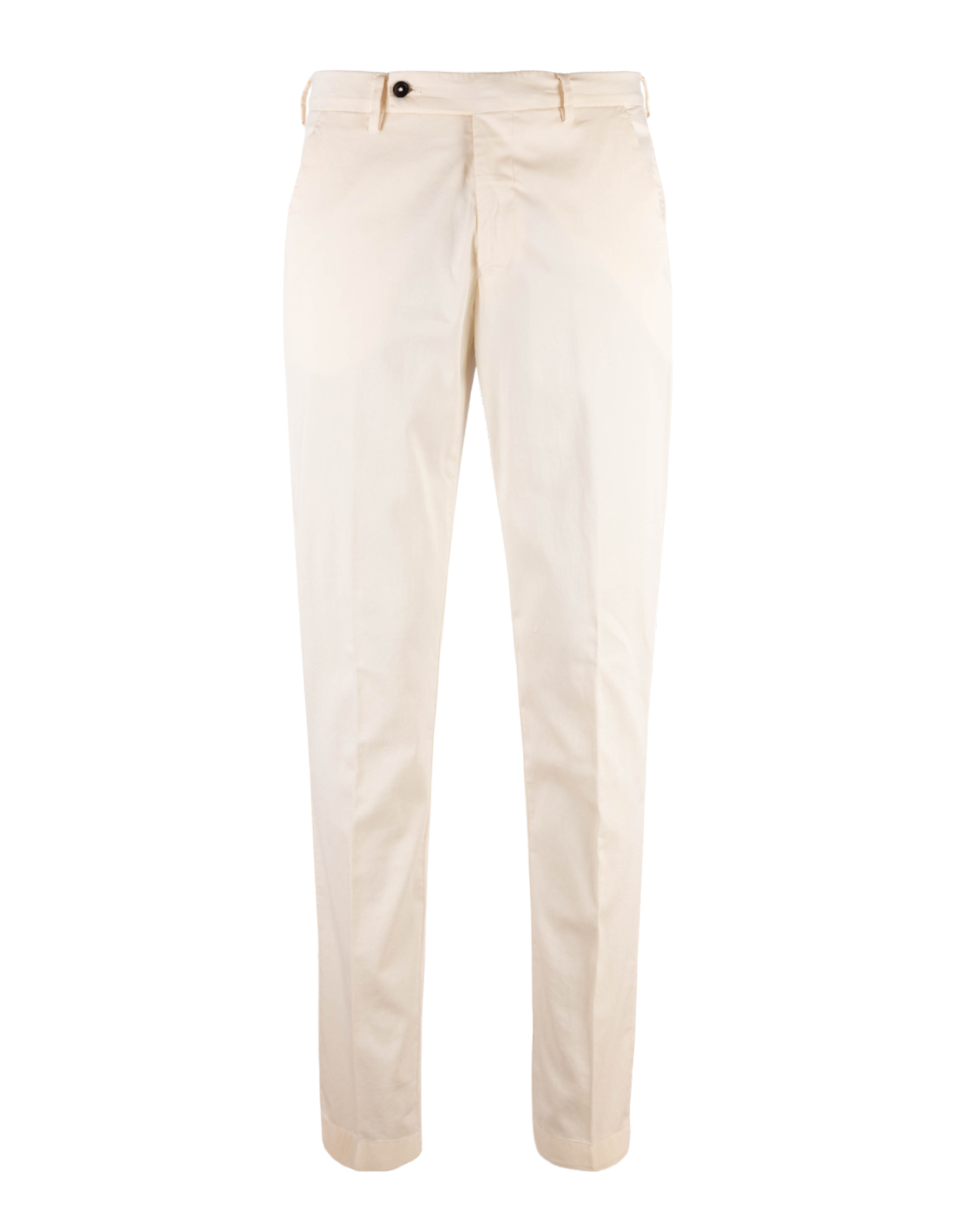 Chinos Ströms Bomull Siden Stretch Benvit