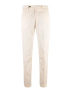 Chinos Ströms Bomull Siden Stretch Benvit