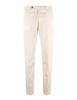 Chinos Ströms Bomull Siden Stretch Benvit