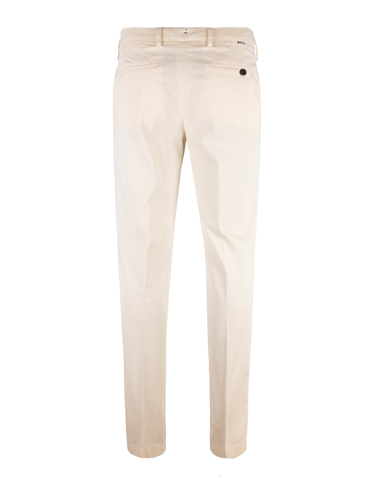 Chinos Ströms Bomull Siden Stretch Benvit