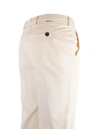 Chinos Ströms Bomull Siden Stretch Benvit