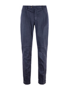 New York 1-Pleat Chinos Navy 48