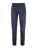 New York 1-Pleat Chinos Navy