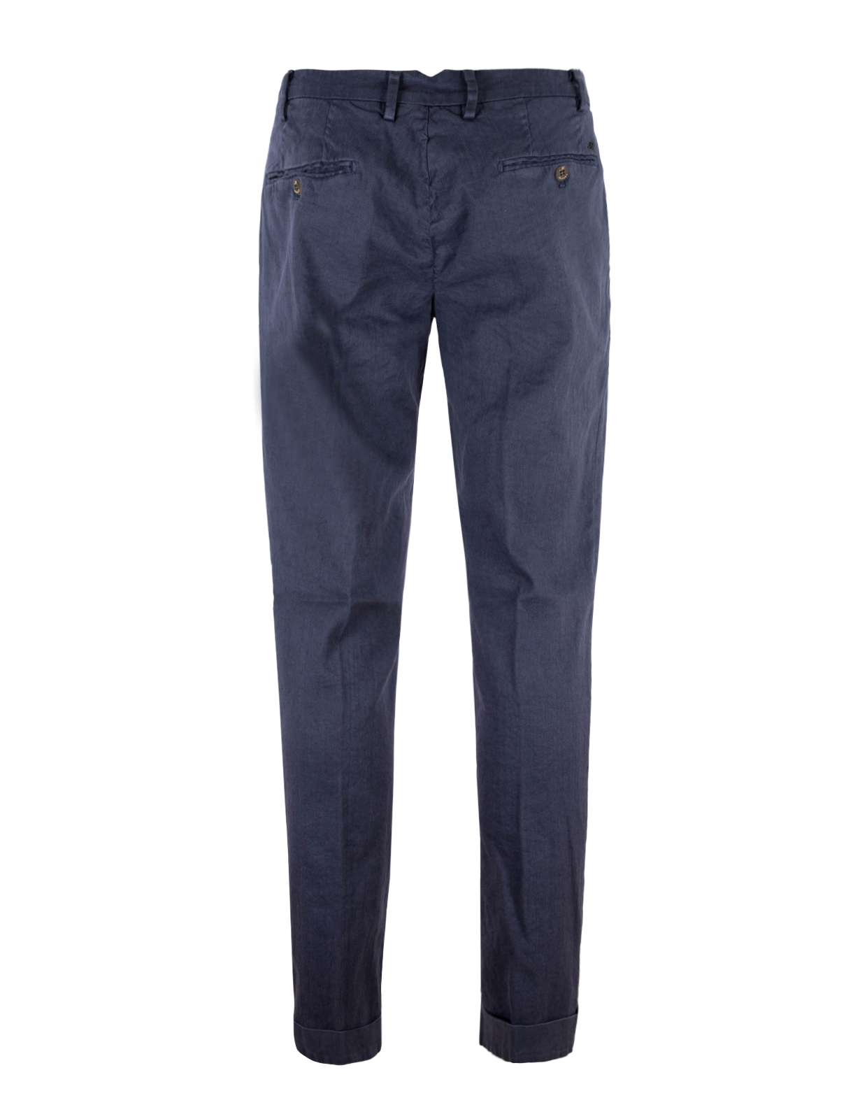 New York 1-Pleat Chinos Navy