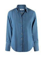 Molly Skjorta Denim Blå