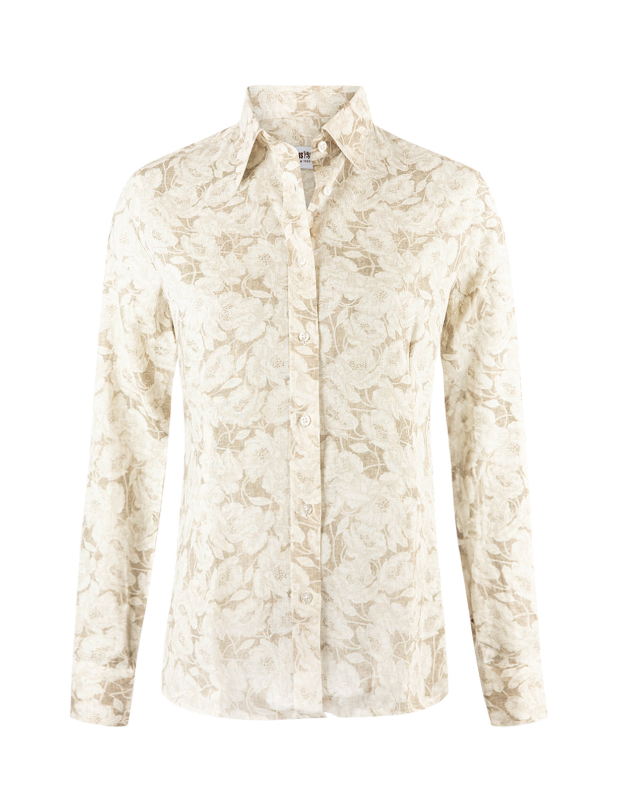 Minna Skjorta Linne/Viscose Beige