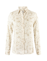 Minna Skjorta Linne/Viscose Beige