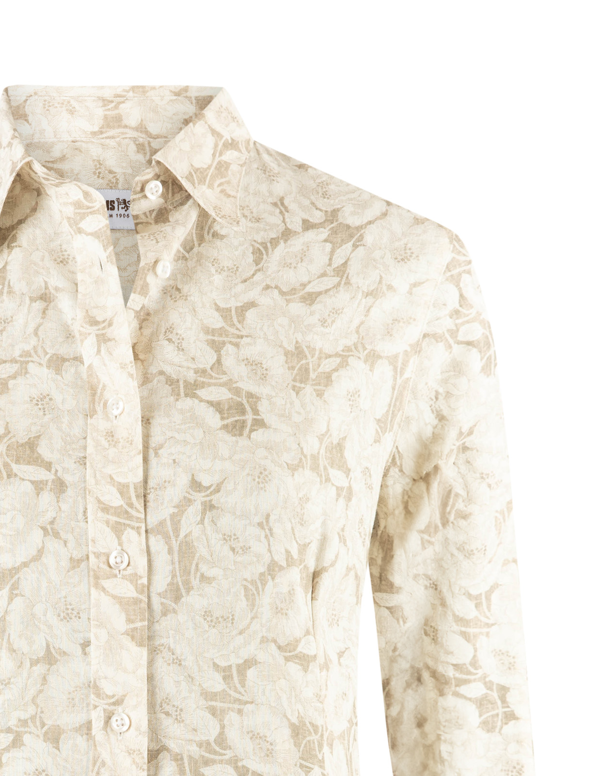 Minna Skjorta Linne/Viscose Beige