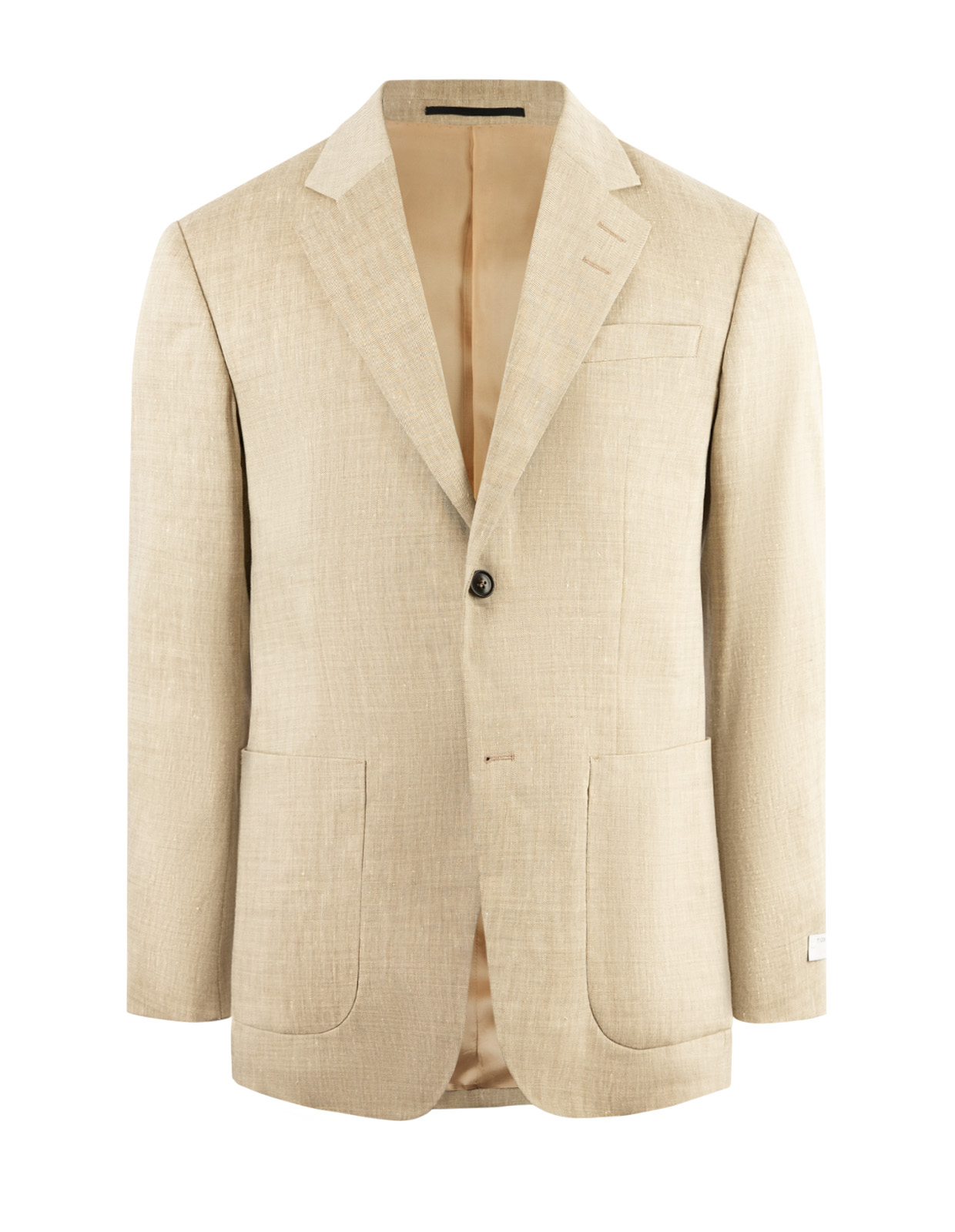 Justin P Kavaj Linne Stretch Ljusbeige