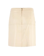 Elsie Kjol Lammskinn Ljusbeige