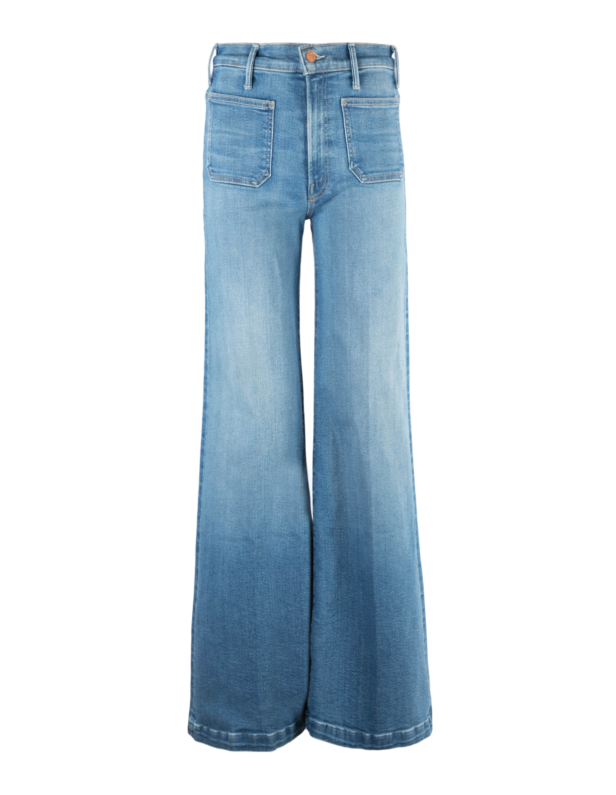 The Hustler Roller Patch Jeans Blå