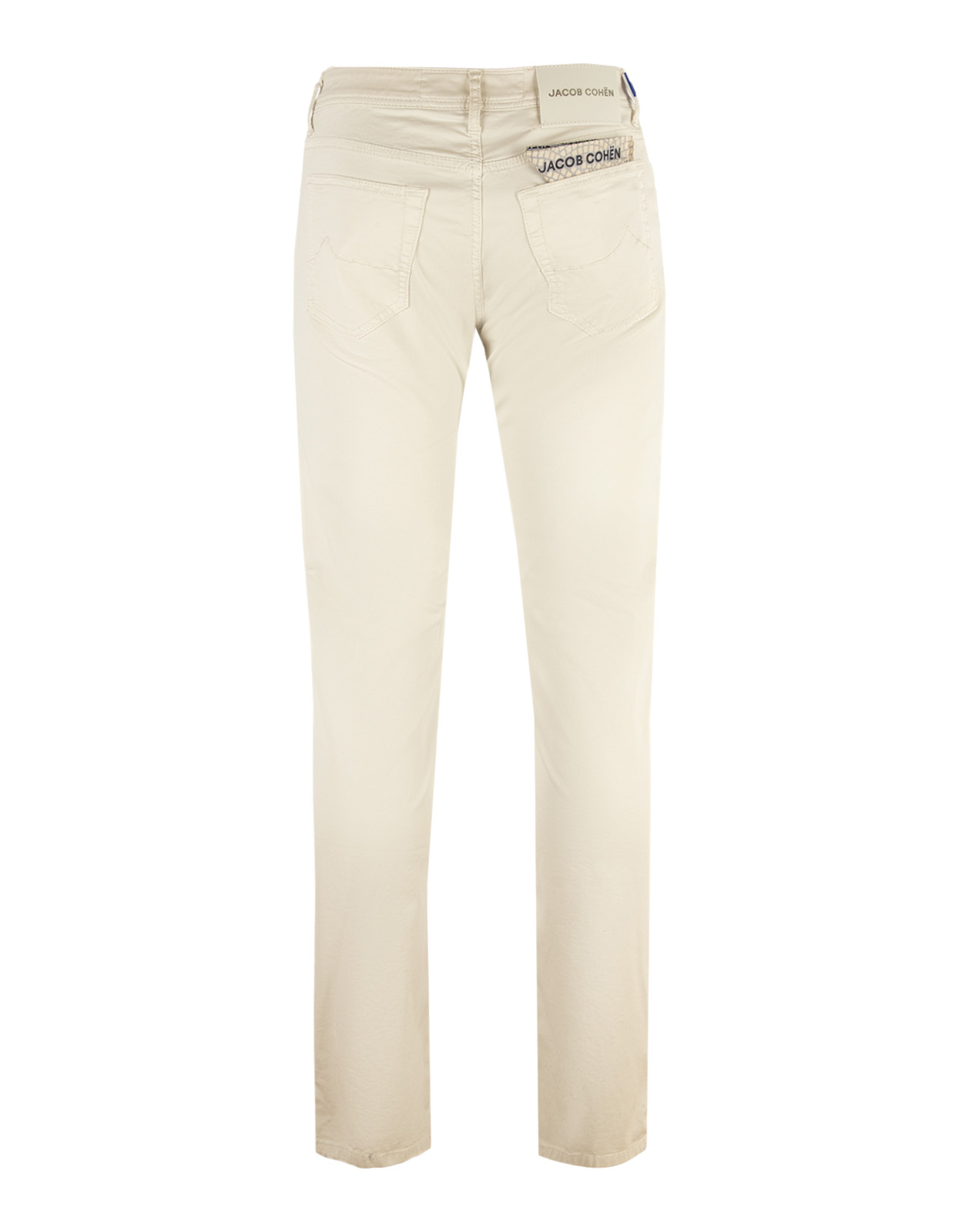 Nick 5-ficksbyxa Bomull Lyocell Stretch Ljusbeige 30"